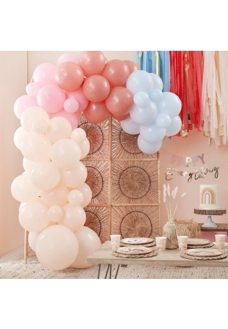 Ginger Ray HAP-100 Happy Everything Muted Pastels Ballonnenboog