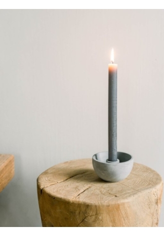 Leeff 18275 Portacandela Carice S Grigio