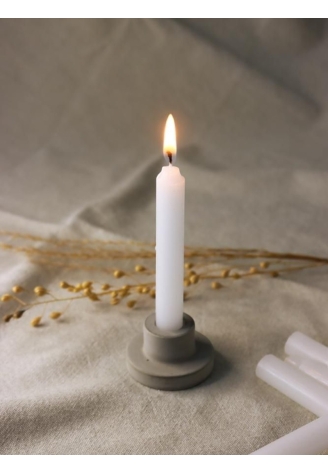 Leeff 18625 Set Mini Candele Maartje — Grigio