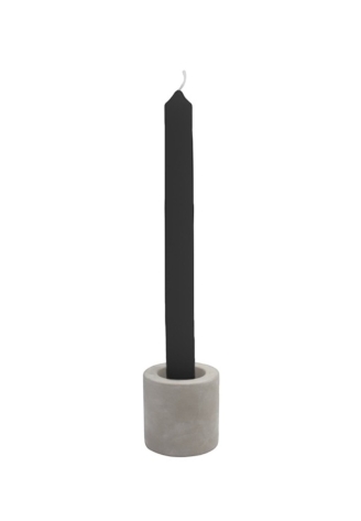 Leeff 18716 Dinner Candles Giftset Donna Black ()