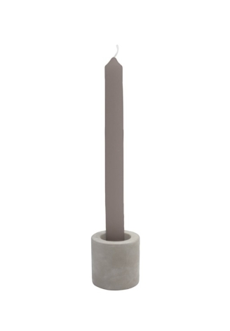Leeff 18718 Set candele da tavola Donna Taupe ()