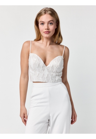 Poirier T-75422 Top | Paillettes ()