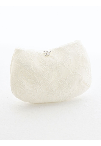 Bianco Evento T14 Pochette da sposa in pizzo ()