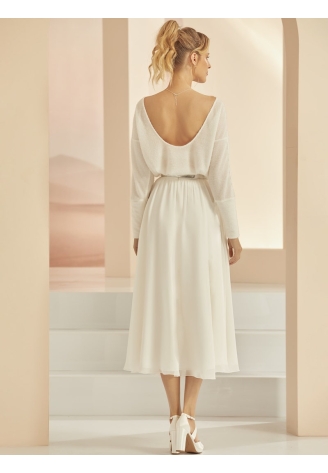 Gonna Bianco Evento Silva