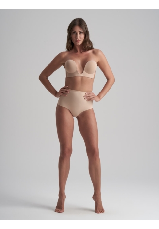 BYE BRA Seamless U-syle |  Reggiseno U senza cuciture adesive Beige ()