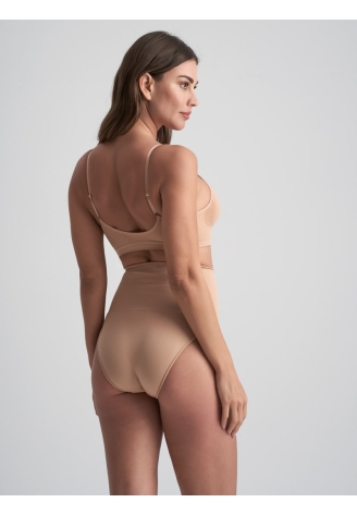 BYE BRA Seamsless | Slip Alta Senza Costure Beige