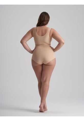 BYE BRA Invisible | Mutandine Invisibile a Vita Alta Colore Beige
