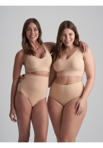 BYE BRA Invisible | Mutanda Invisibile a Vita Media Beige
