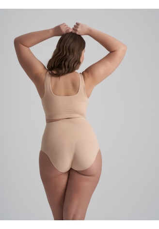 BYE BRA Soft Touch | Mutandine a Vita Alta Beige