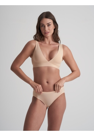 BYE BRA Bum Lift | Slip Imbottiti a Vita Bassa Beige