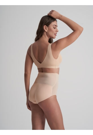 BYE BRA Bum Lifts | Mutandine con Imbottitura in Vita Alta Beige