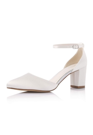 Rainbow Club Charlot Avorio Raso Scarpe da Sposa ()