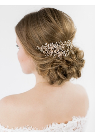 Abrazi HB-Tree Gold Bridal Headband ()