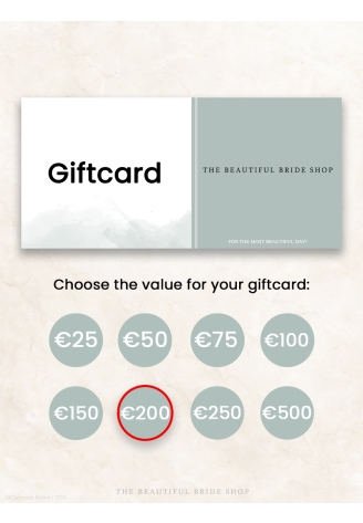 The Beautiful Bride Shop Carta Regalo €200