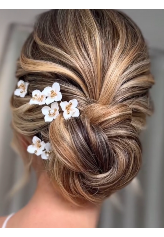 Sally Jane Bridal Fay Horquilla Dorato ()