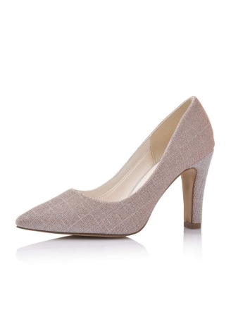 Rainbow Club Fera Rosa Metallizzato Scarpe da Sposa ()