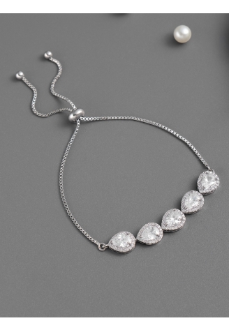 G. Westerleigh BR5428 Bracciali Sposa Argento