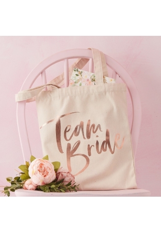 Ginger Ray FH-224 Floral Hen - Borsa di tela ()