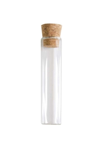 Santex Tubo-10 Tubo di vetro con sughero ()