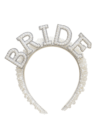 Ginger Ray HEN-129 Bride Cerchietto Perle