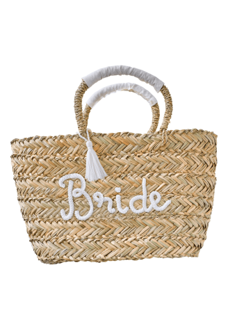 Ginger Ray HEN-140 Bride Borsa in Vimini Intrecciata Nappe