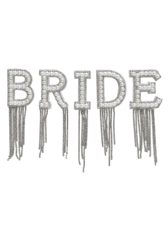 Ginger Ray HEN-144 Bride Toppe di Ferro Perle Nappe ()