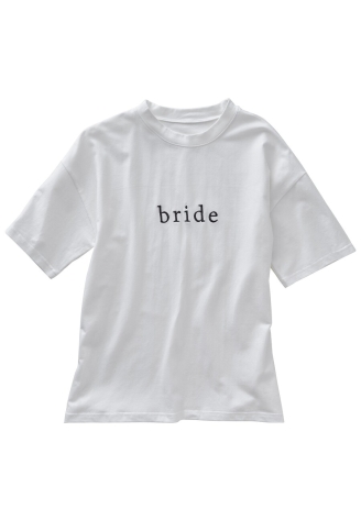 Ginger Ray Bride T-shirt Bianco