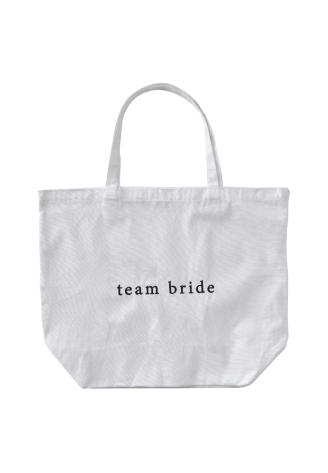 Ginger Ray HEN-159 Team Bride Tote Bag Bianco