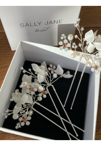 Sally Jane Bridal Ilja Tiara Plateado