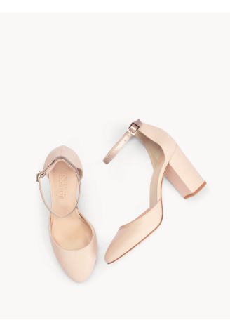 Content Amber Scarpe da Sposa Blush Shiny Rosa