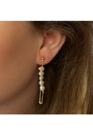 Sally Jane Bridal Muse Orecchini Oro con Perle ()