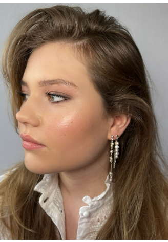 Sally Jane Bridal Muse Earrings Silver ()