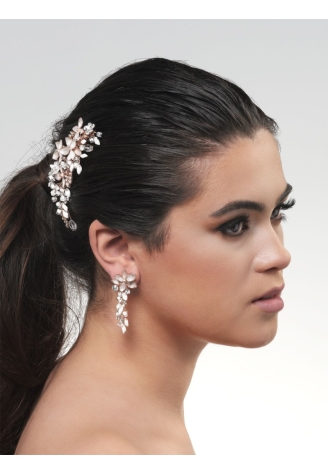 Poirier NC-1334 Orecchini Rosa Dorato ()