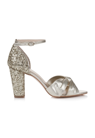 Rachel Simpson Scarpe da sposa color oro Candyfloss ()