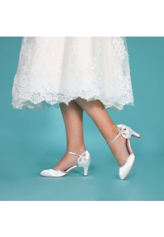 The Perfect Bridal Company Scarpe da sposa Nina Silver