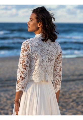 Bolero in pizzo Novias Elvie