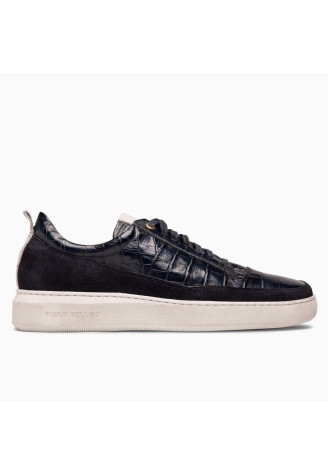 Paulo Bellini Rome Sneakers Sposo Blue Croco ()