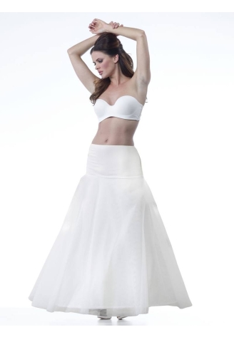 Poirier 44-190J Ivory - Sottogonna avorio