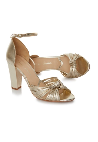 Rachel Simpson Scarpe da sposa Harper Oro