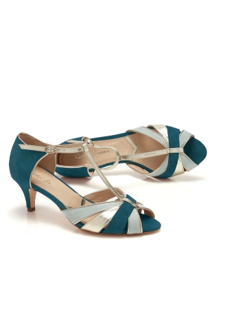 Rachel Simpson Scarpe da sposa Maya Teal