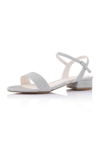 Rainbow Club Salli Argento Metallizzato Scarpe da Sposa ()