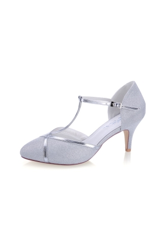 G.Westerleigh Zara Argento Scarpe da Sposa