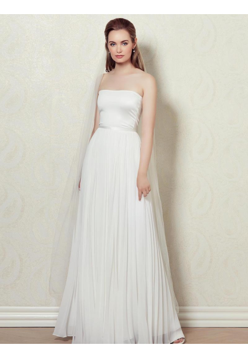 LILLY 10-3095-CR Gonna Plisè Avorio ()