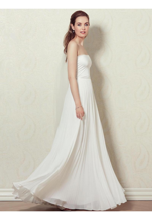 LILLY 10-3095-CR Gonna Plisè Avorio