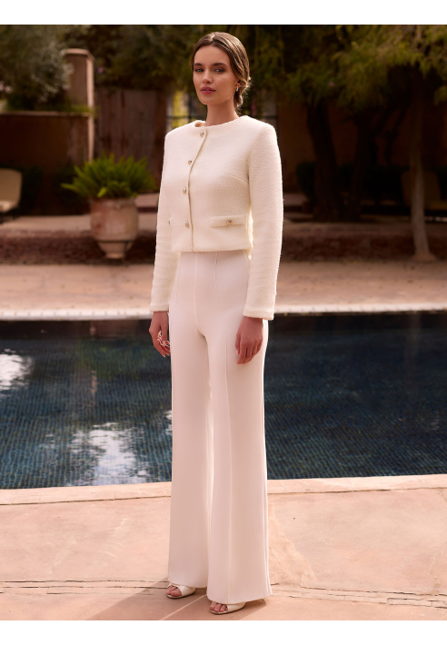 Bianco Evento Blake Pantaloni da sposa ()