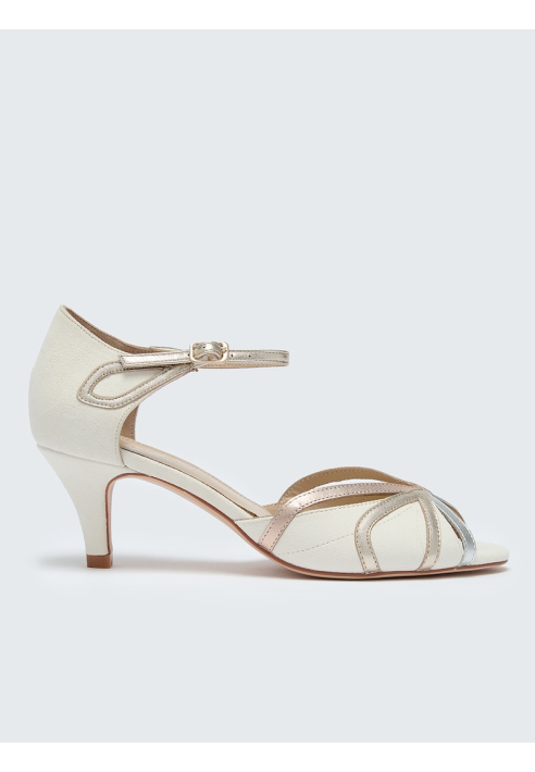 Rachel Simpson Connie Scarpe da Sposa Avorio ()