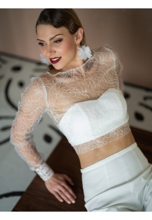 Perlenbräute Flora Orecchini ()