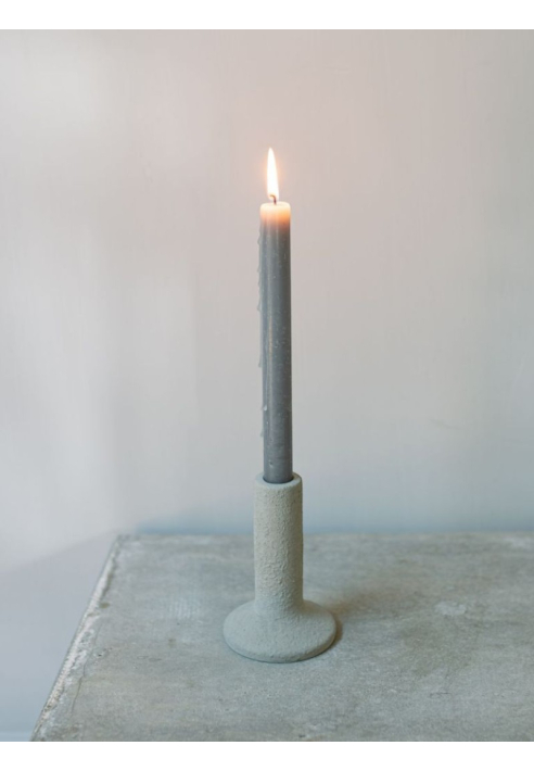 Leeff 18420 Portacandela Celeste Grigio L