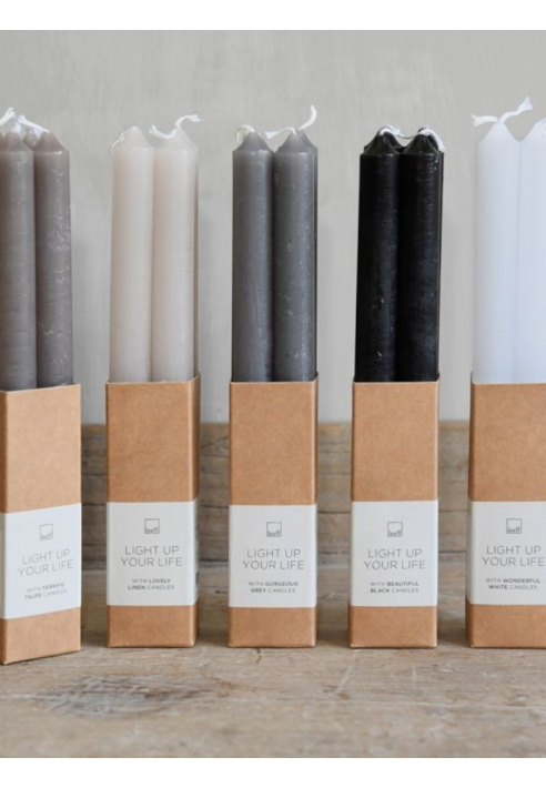 Leeff 18425 Candele da Tavola Dewi Bianche