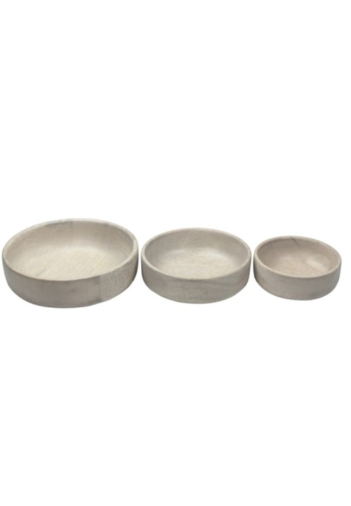 Leeff 18476 Bowls Bente S, set of 3 Natural ()